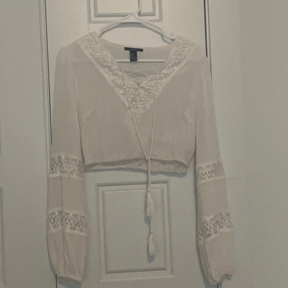 Forever 21 Small swim cover up/crop top